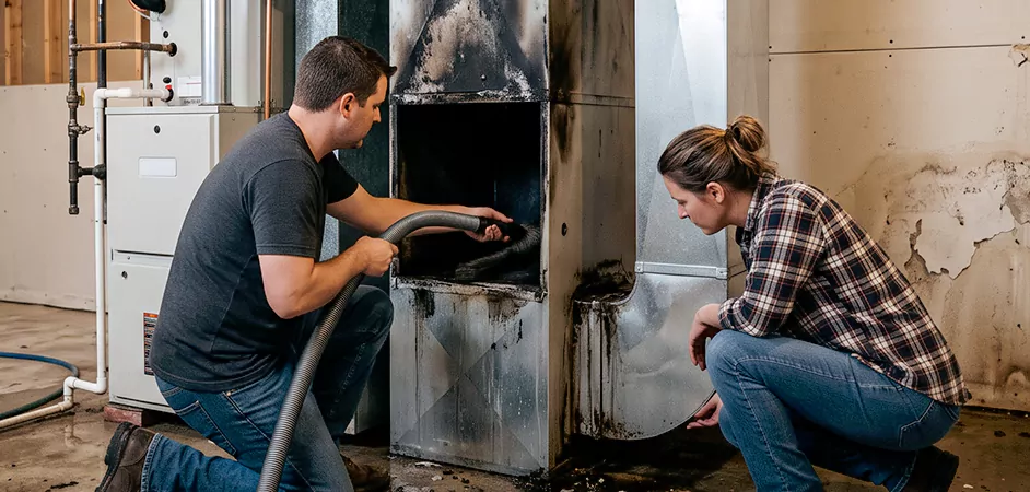 Fire and Flood Duct Restoration in Elizabeth, NJ