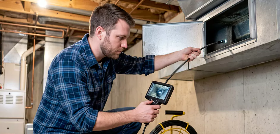 Post-Renovation Duct Inspection in Elizabeth
