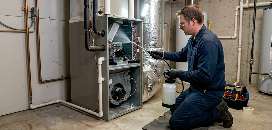 Air Handler Antimicrobial Treatment in Elizabeth