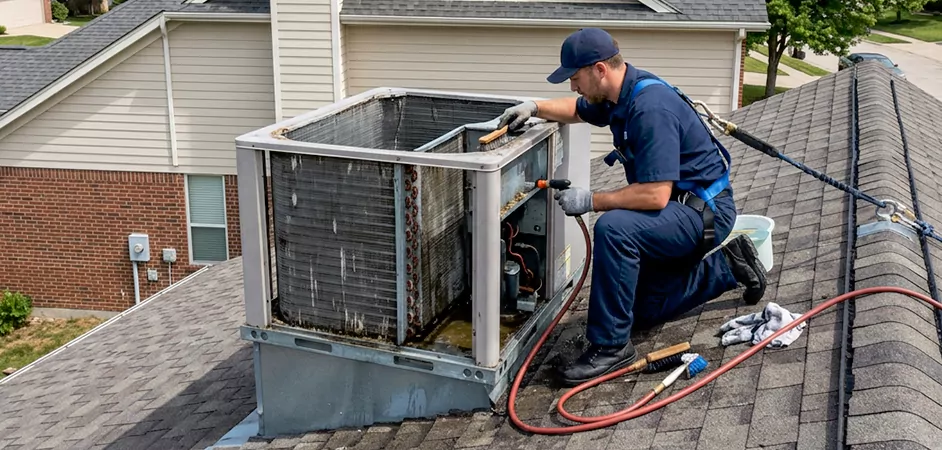 Rooftop Unit Cleaning in Elizabeth