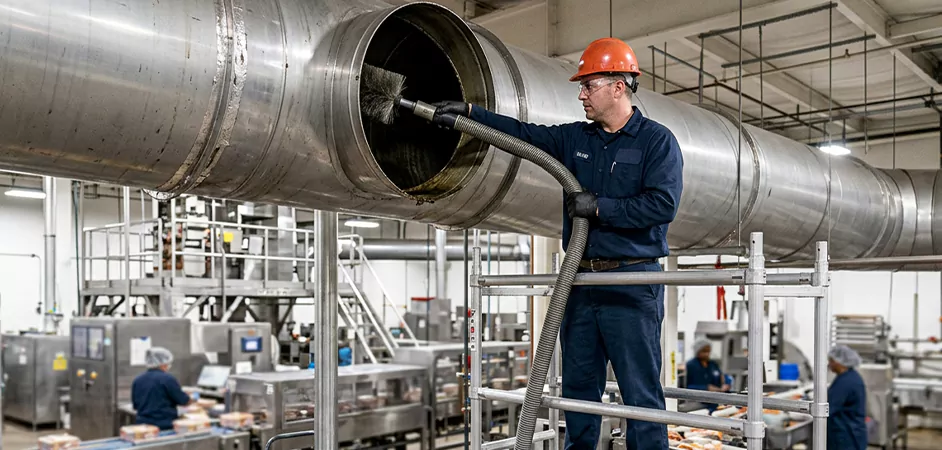 Food Processing Facility Duct Cleaning in Elizabeth